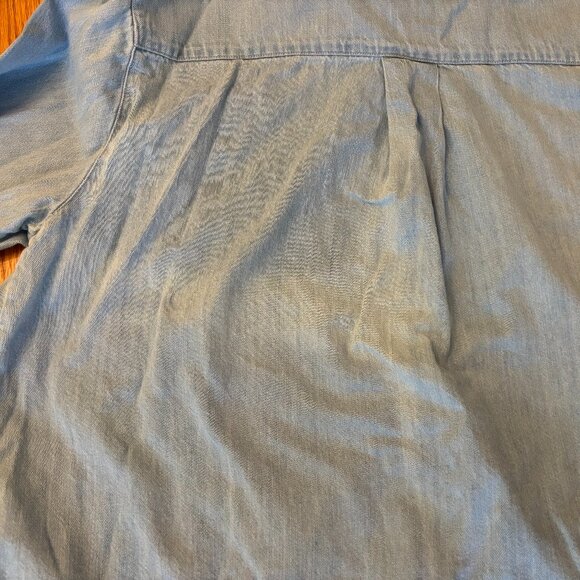 Sezane Max Shirt - Size 38/6 - Light Denim - Picture 4 of 5